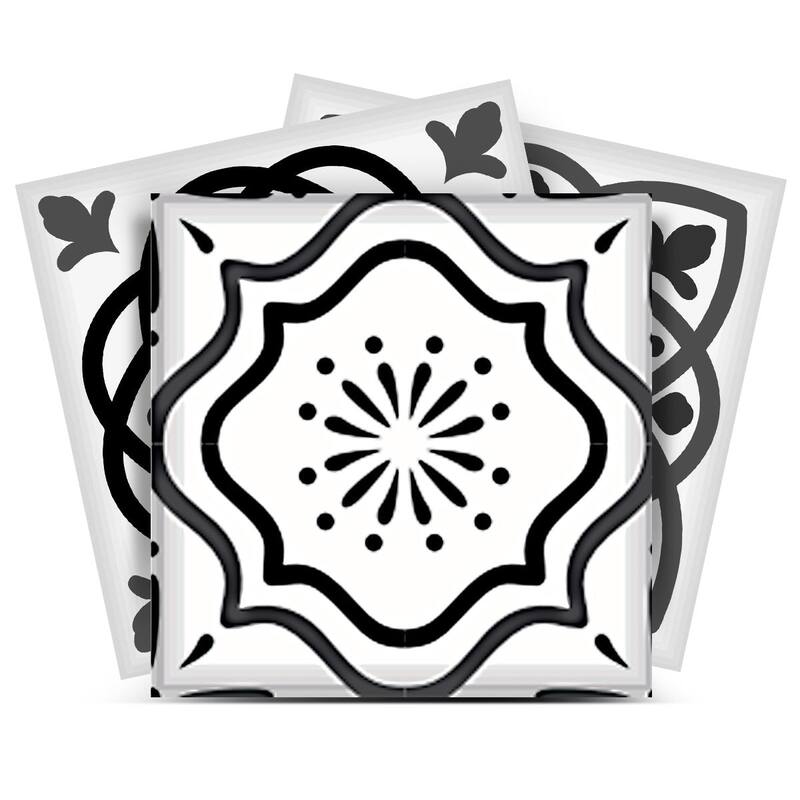 12" X 12" Shades of Grey Mosaic Peel and Stick Removable Tiles - Gray