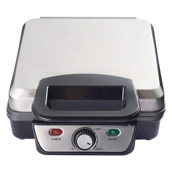 Gymax 4PC Square Waffle Maker Non-stick Baking Grids Breakfast - as pic