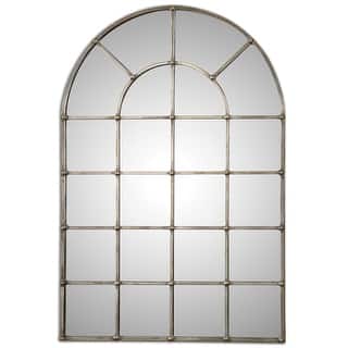 Uttermost Barwell Arched Window Pane Farmhouse Mirror