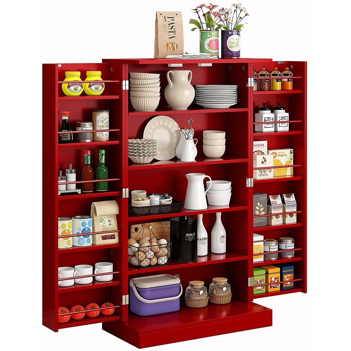 https://ak1.ostkcdn.com/images/products/is/images/direct/c6c70c4cf788203855f7a3ab56d8f1c364cdd8ad/41%22-Kitchen-Pantry%2C-Farmhouse-Pantry-Cabinet%2C-Storage-Cabinet-with-Doors-and-Adjustable-Shelves-%28Red%29.jpg