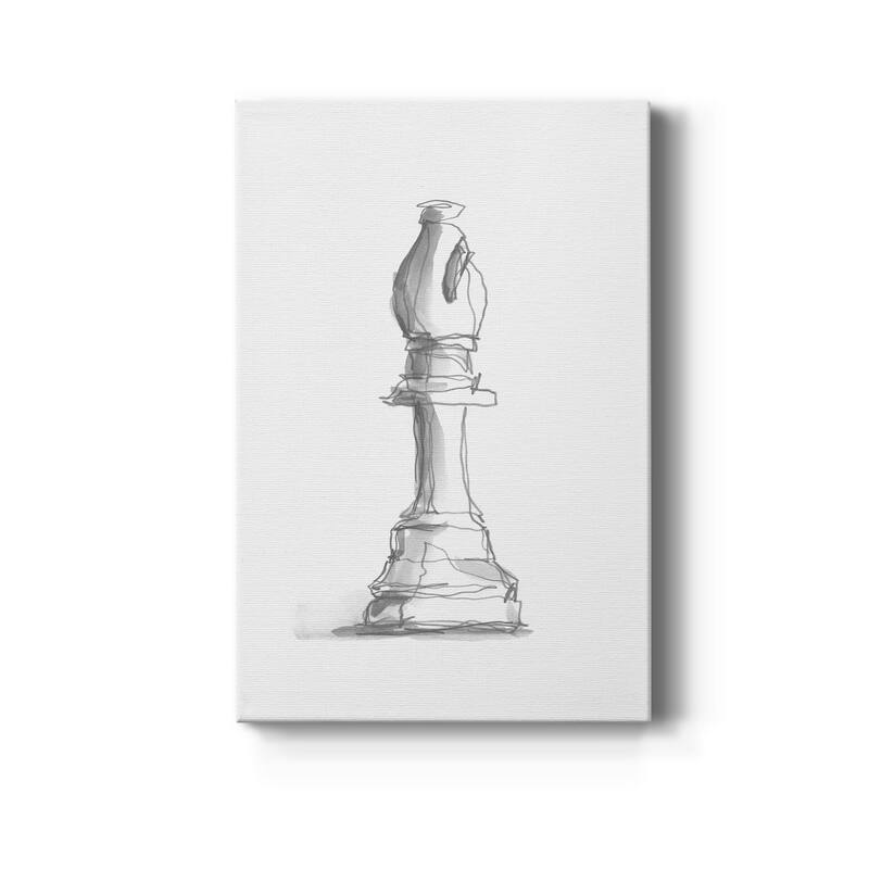 Chess Piece Study IV Premium Gallery Wrapped Canvas - Ready to Hang - 18X27