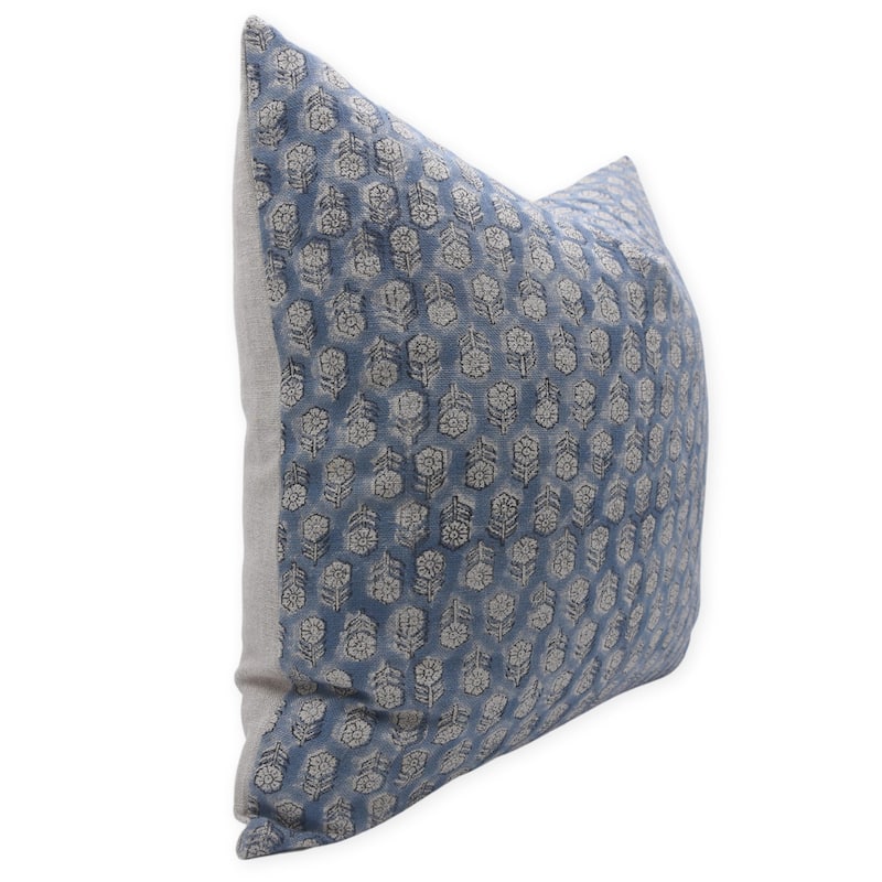 Fabdivine Linen Bohemian Block print pillow Cover