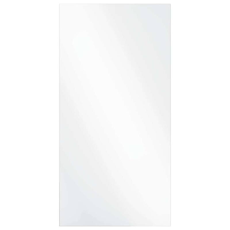 vidaXL Wall Mirror Square 15.75 x 15.75 in Tempered Glass