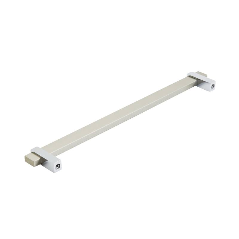 Mulino 10-1/16 in (256 mm) Center-to-Center Silver Champagne/Polished Chrome Cabinet Pull - 10.0625