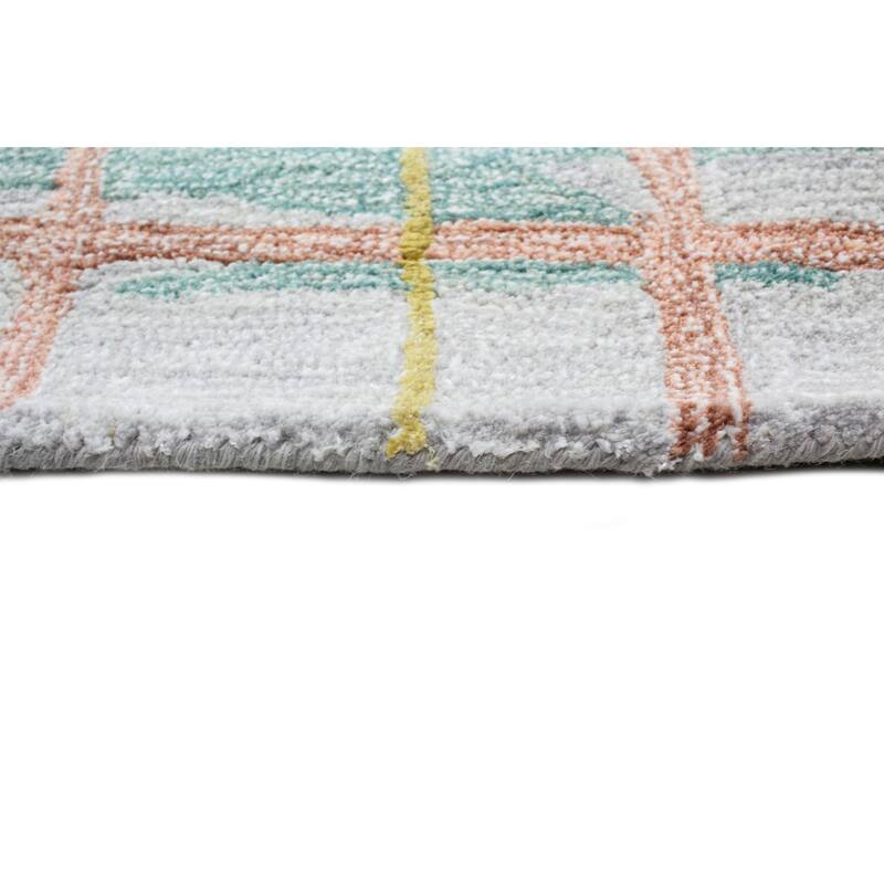 Bashian Maja Iv/Teal Contemporary Area Rug