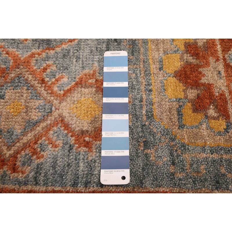 ECARPETGALLERY Hand-knotted Jules Serapi Dark Blue Wool Rug - 7'11 x 9'9