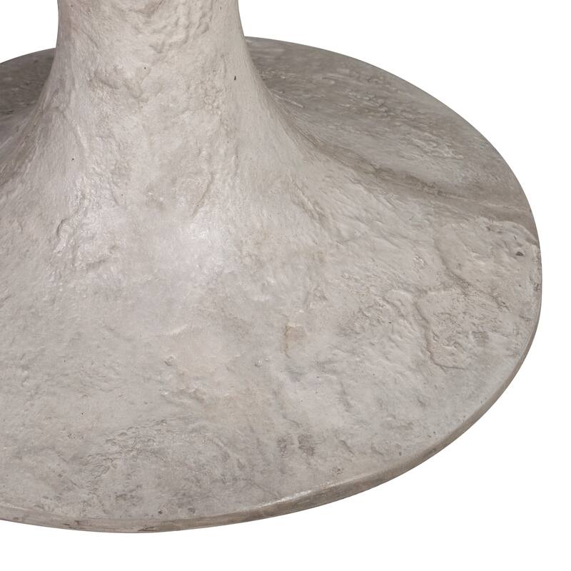 Elk Home Hourglass Weathered Gray Concrete Planter