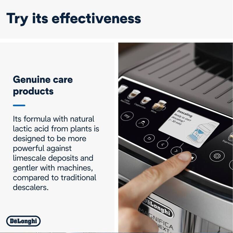 Delonghi EcoDecalk Descaler for Coffee Machines, 500mL