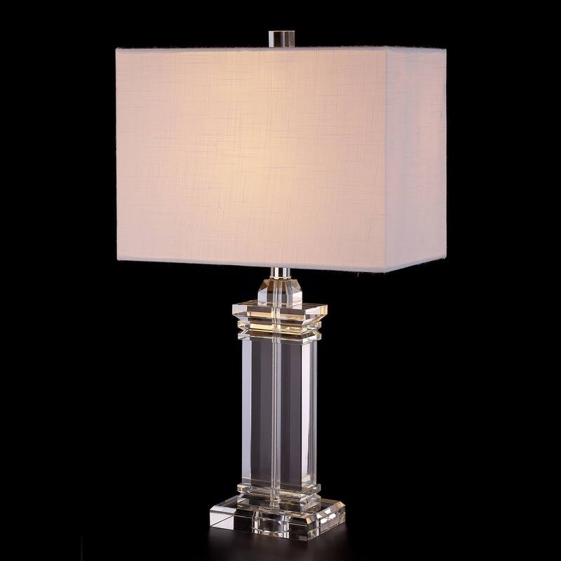 Channing 23.5" Crystal LED Table Lamp, Clear by JONATHAN Y