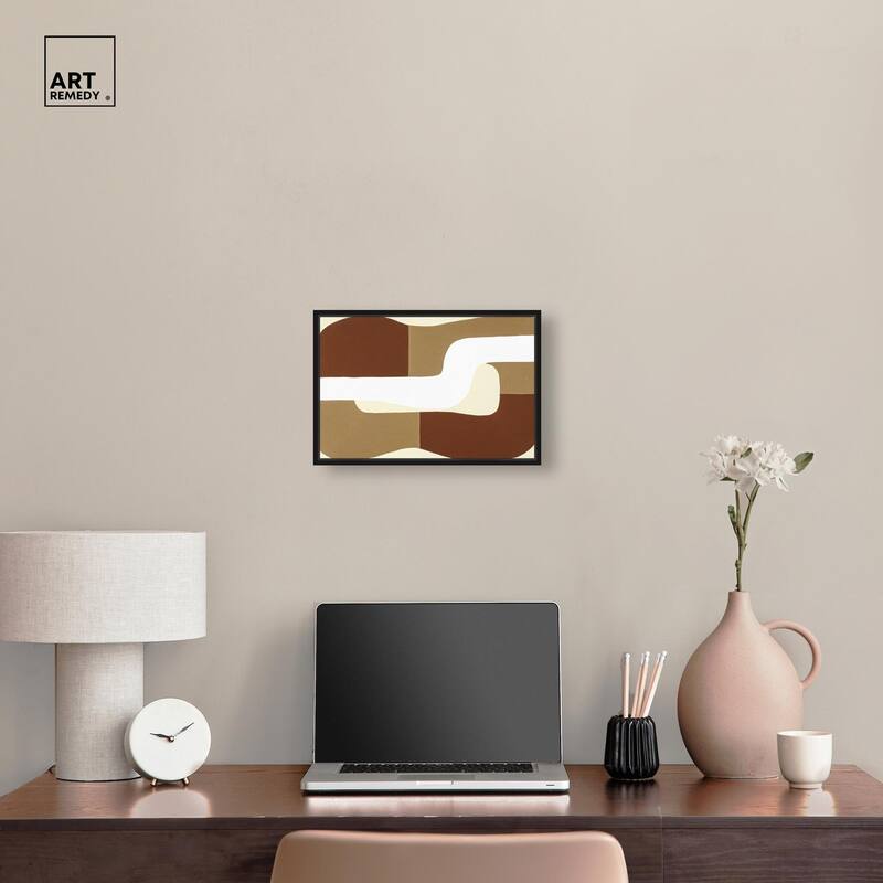 Minimal Wavy III Canvas by Art Remedy