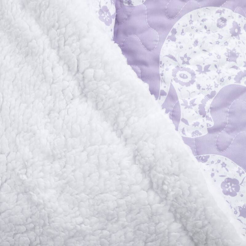 Taylor & Olive Amelia Blue Elephant Throw Blanket