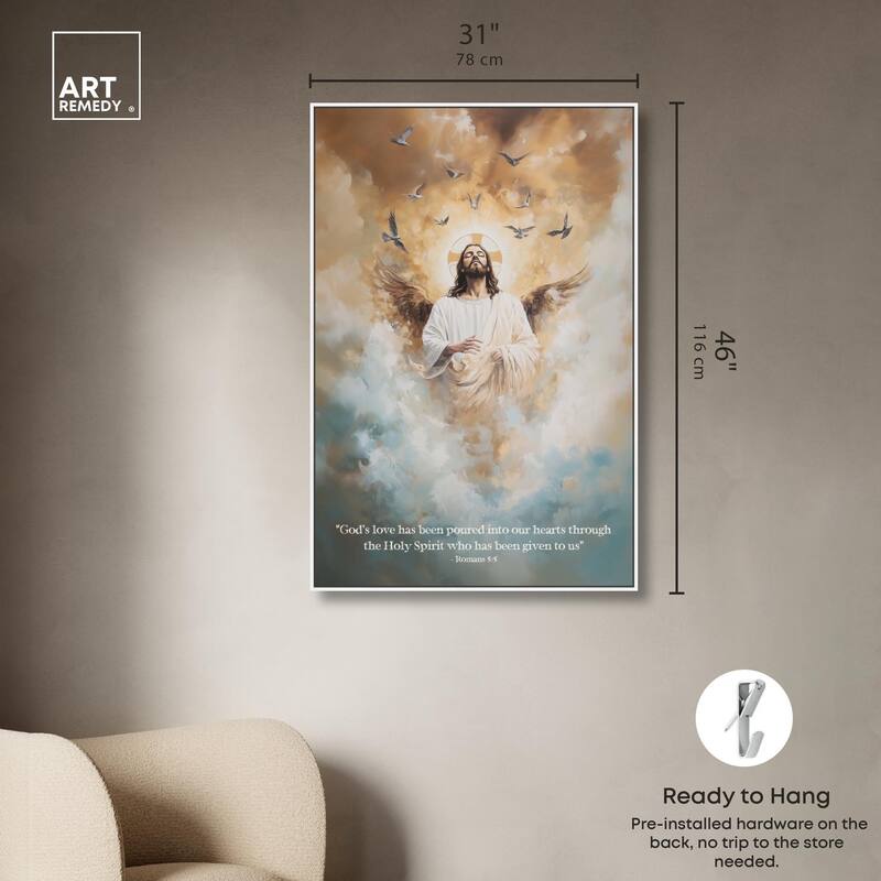 His Love Canvas by Art Remedy