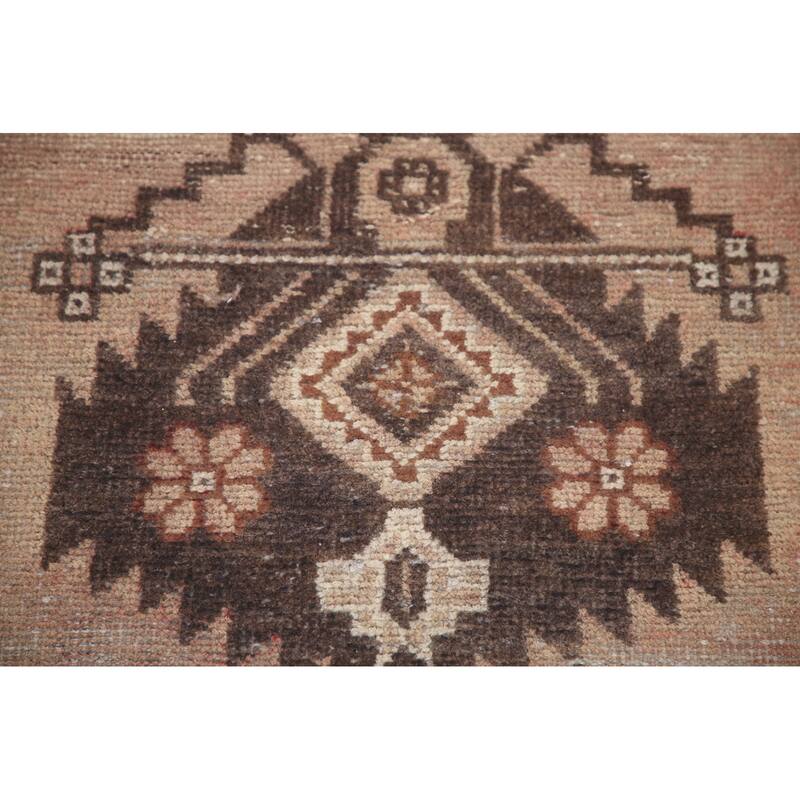 Hand Knotted Oriental 100% Wool Carpet Traditional Tribal Brown Balouch Area Rug - 5' 11'' X 3' 5''