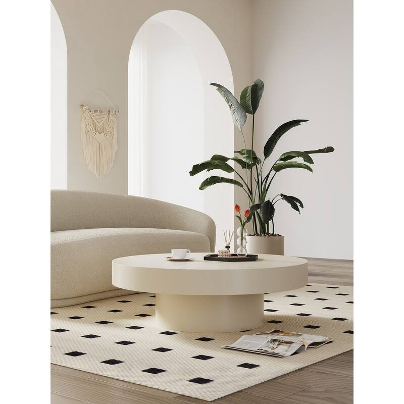 Modern Creative Round Coffee Table for Living Room Small Apartment