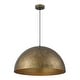 preview thumbnail 129 of 200, Industrial Oversized Metal Dome Pendant Light - Modern Farmhouse