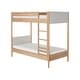 preview thumbnail 3 of 11, Max and Lily Harbor Twin over Twin Bunk Bed with Upholstered Headboard