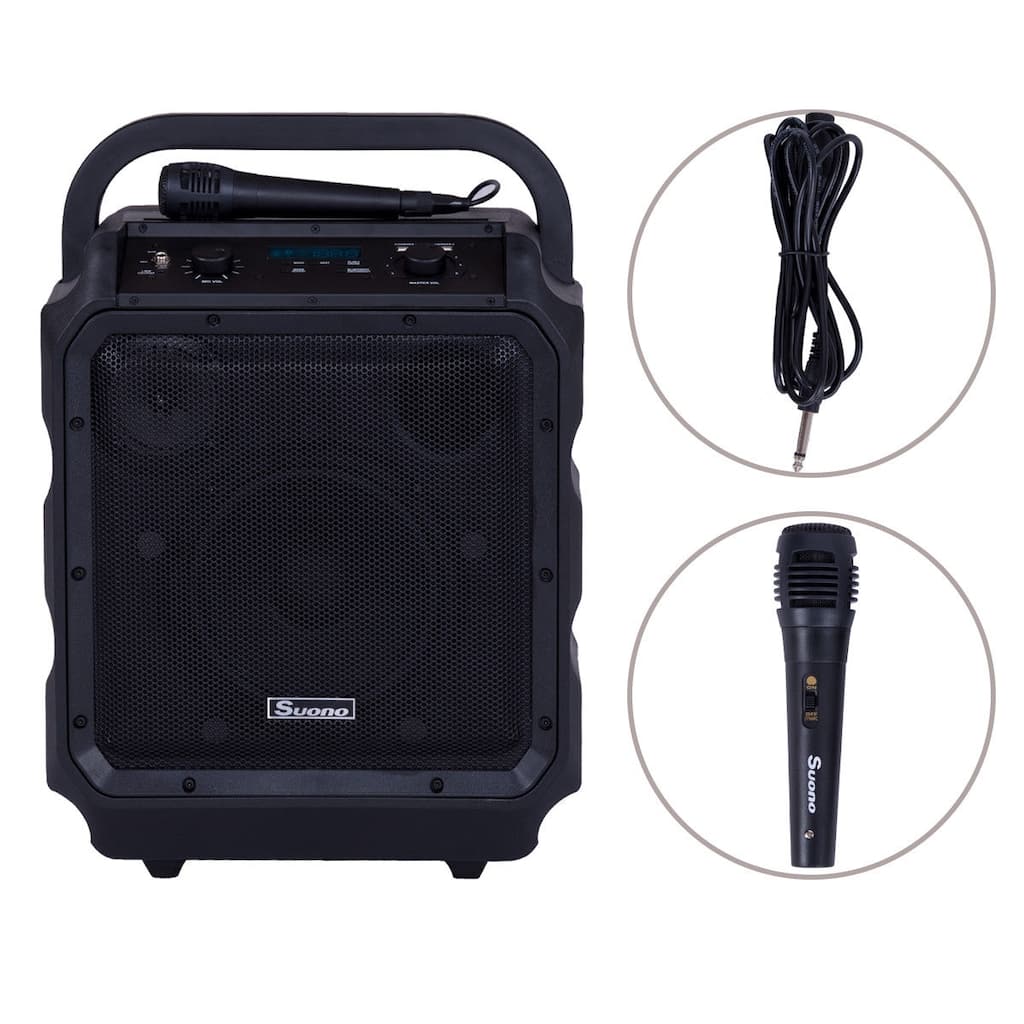 Suono Portable 8" PA System Rechargeable Battery 300W RMS Power Active