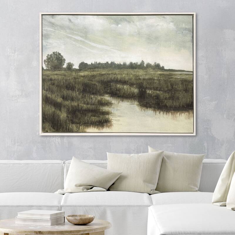 Paragon Overcast Inlet II Canvas - Wood