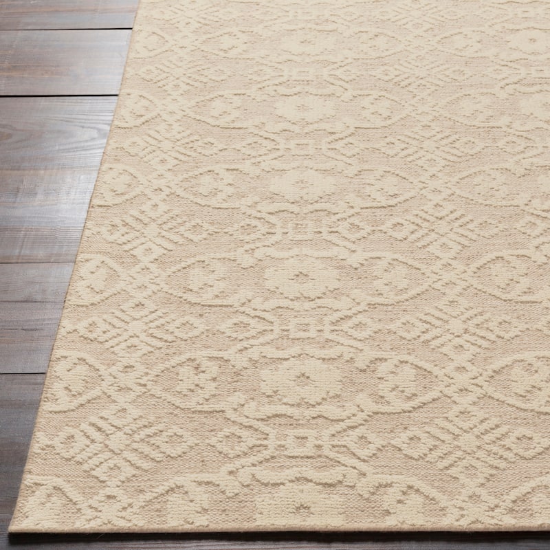 Hand-Knotted Forbach Wool/Cotton Area Rug