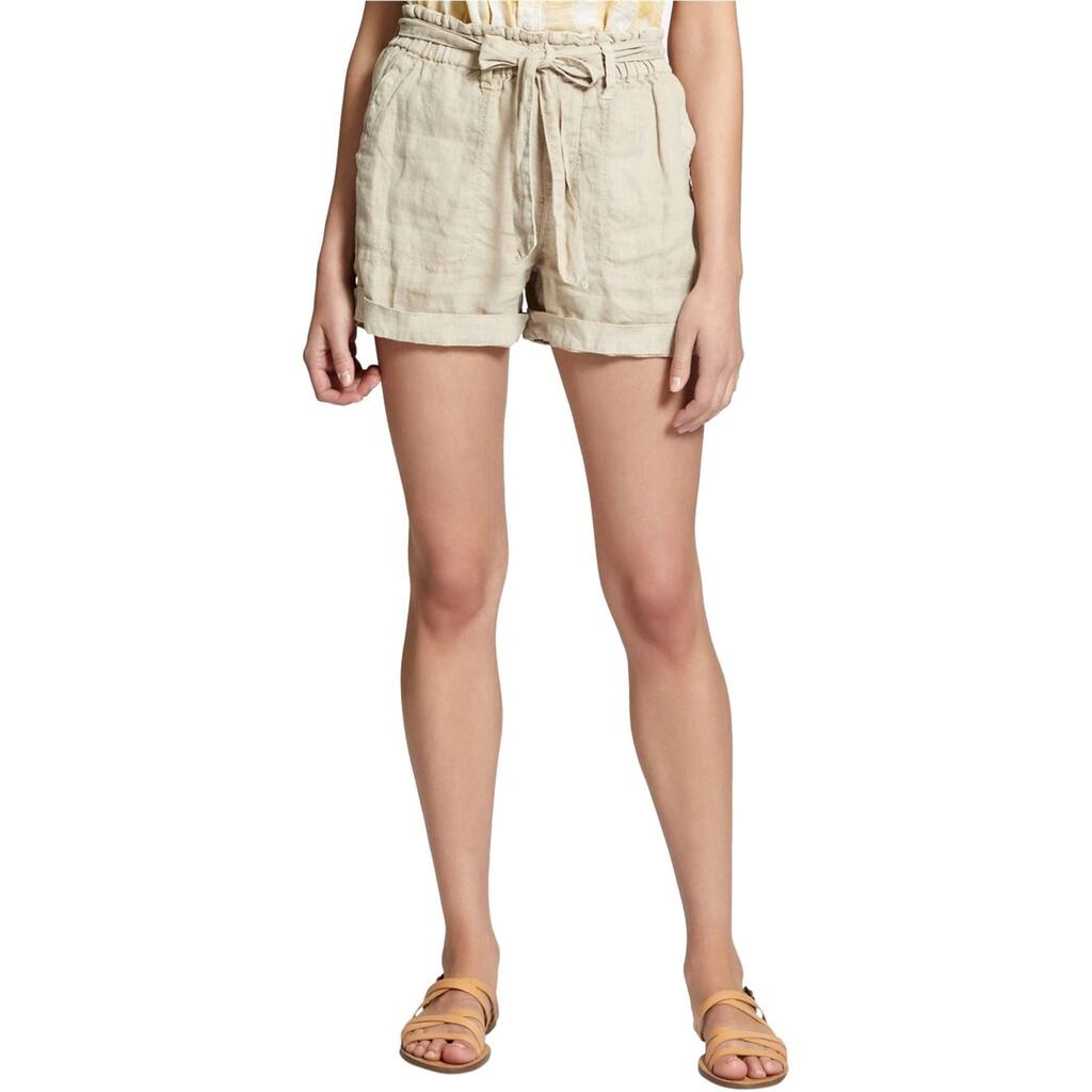 Sanctuary Clothing Womens Tie Waist Casual Walking Shorts,, Beige, X-Small