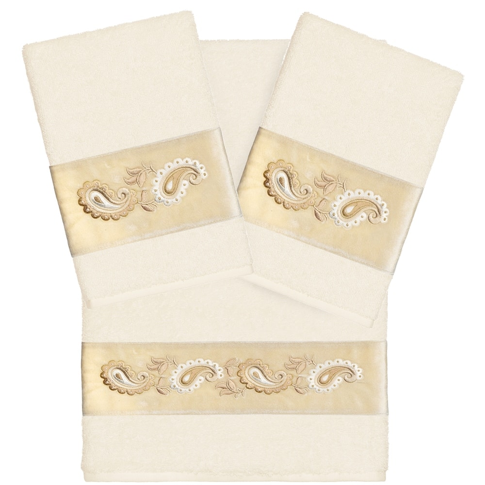 Authentic Hotel and Spa Turkish Cotton Mackenzie 3PC Towel Set