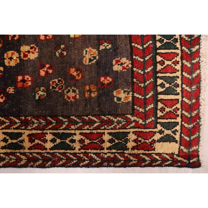 ECARPETGALLERY Hand-knotted Melis Vintage Red Wool Rug - 4'10 x 9'6