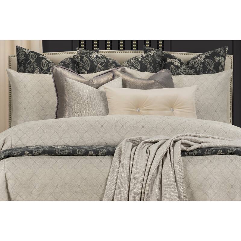 F Scott Fitzgerald Deco Platinum Supreme Duvet Cover & Insert set