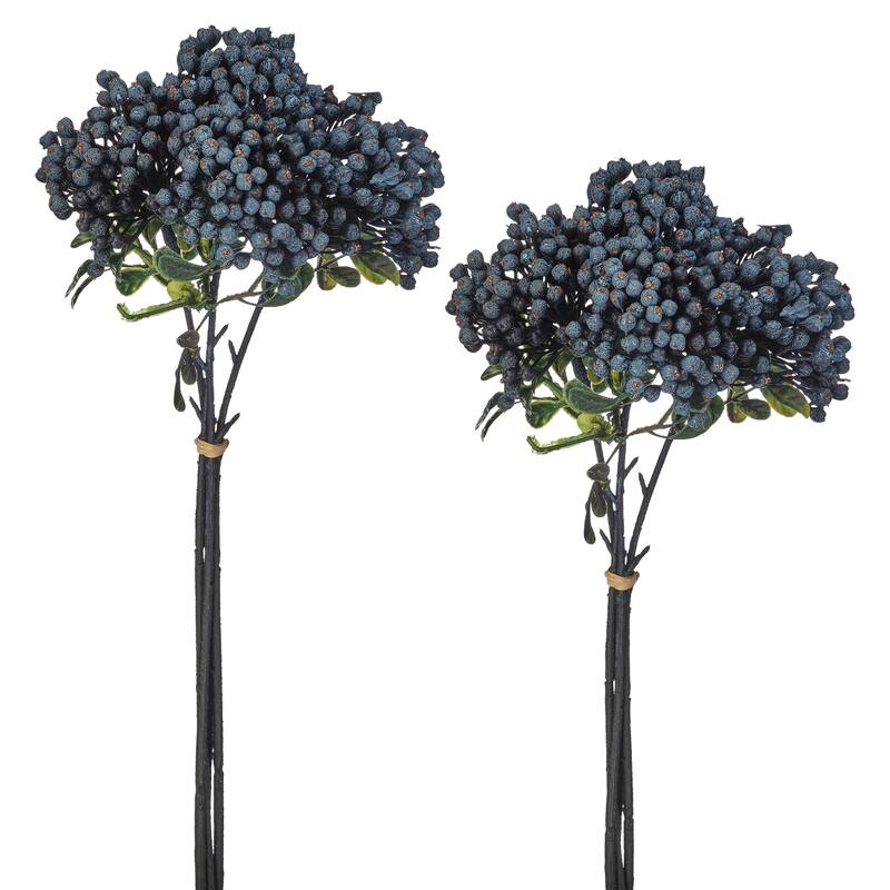13" Cottage Berry Bundle Set of 2