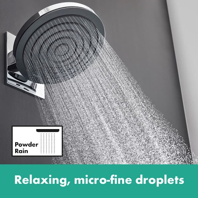 Hansgrohe 24142 Pulsify S 1.75 GPM Single Function Rain Shower Head