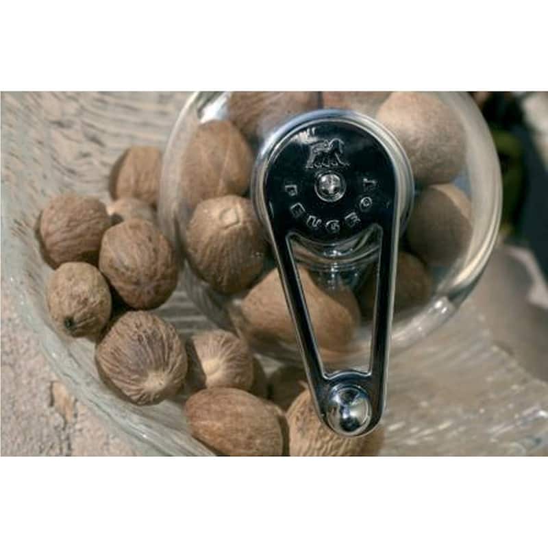 Peugeot 19501 Tidore 4.25 Inch Nutmeg Grinder, Clear Acrylic