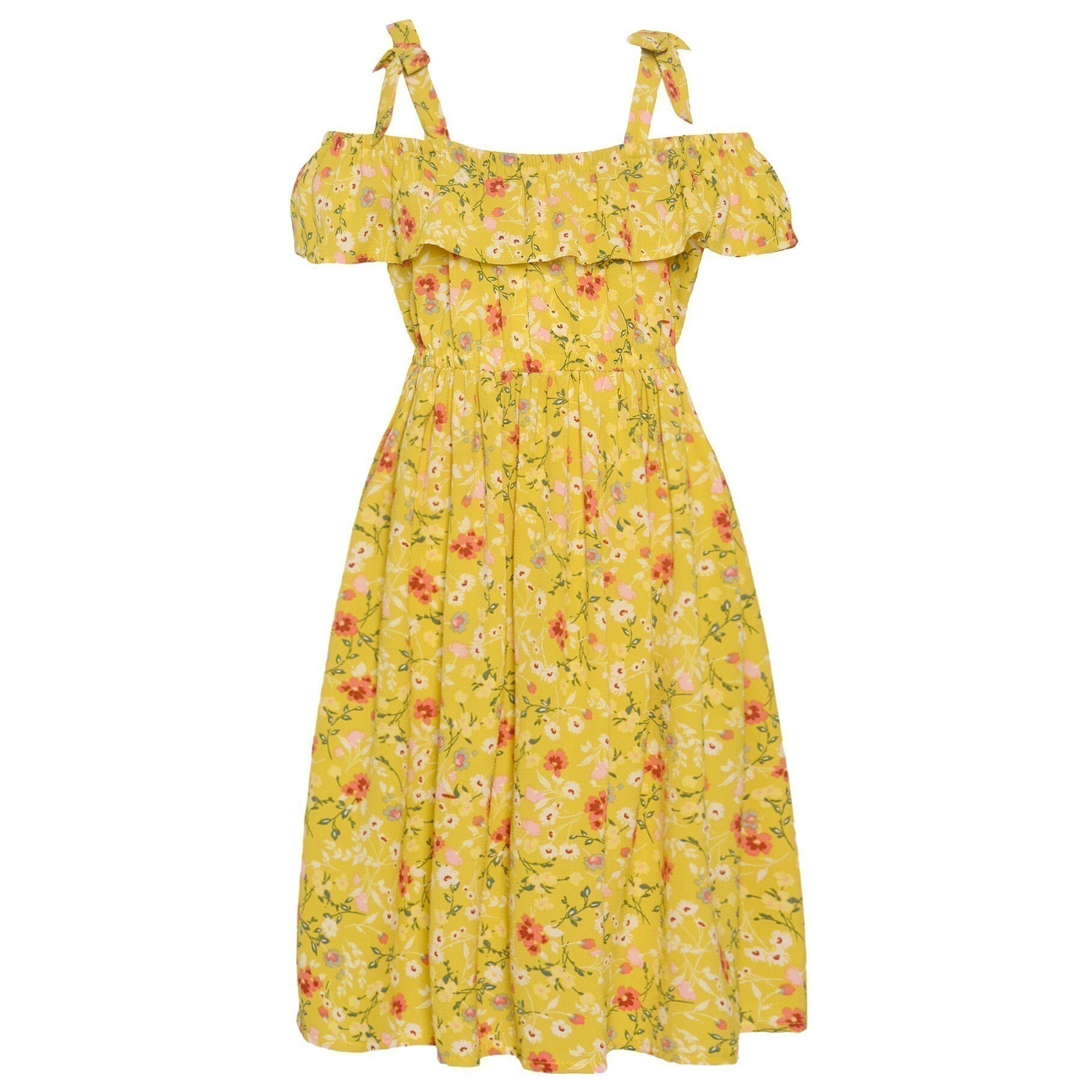 yellow little dress