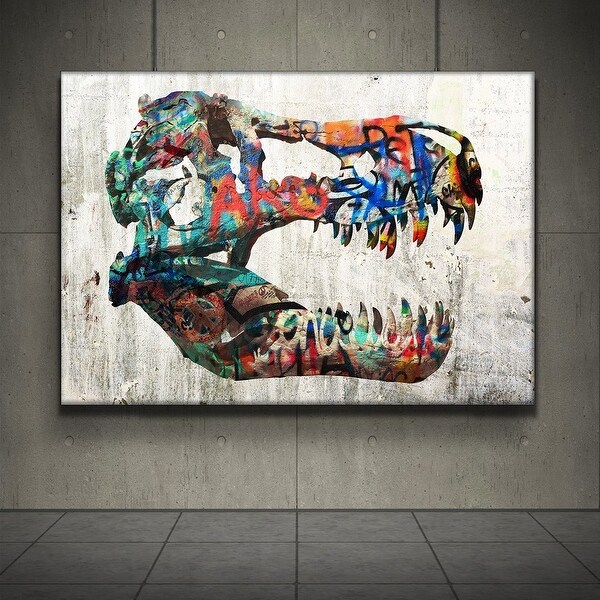 絵画　GRANiCK IKONICK Prehistoric Vandal Canvas Art - Bed Bath & Beyond