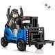preview thumbnail 1 of 24, 12V Kids Ride on Forklift Car, Toddles Electric Construction Car with Remote Control