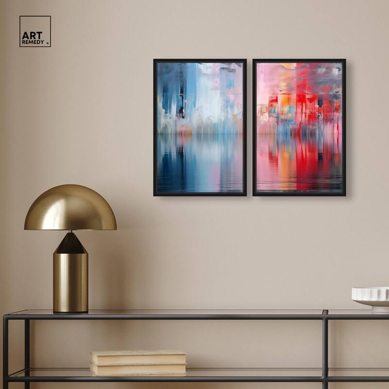 Prism on Water Canvas Set of 2 by Art Remedy