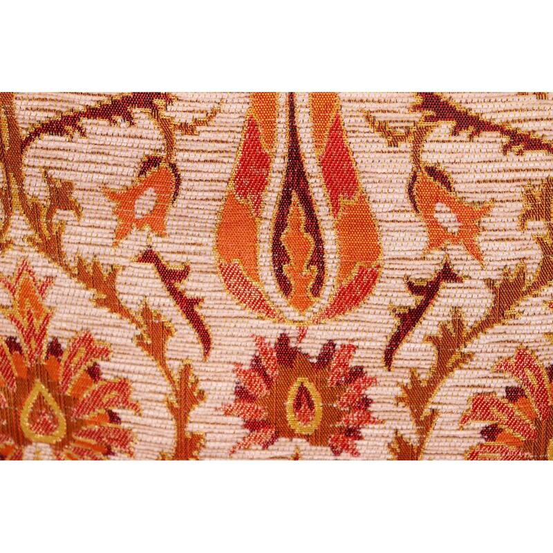 Suzani Tulip Chenille Turkish Decorative Pillow