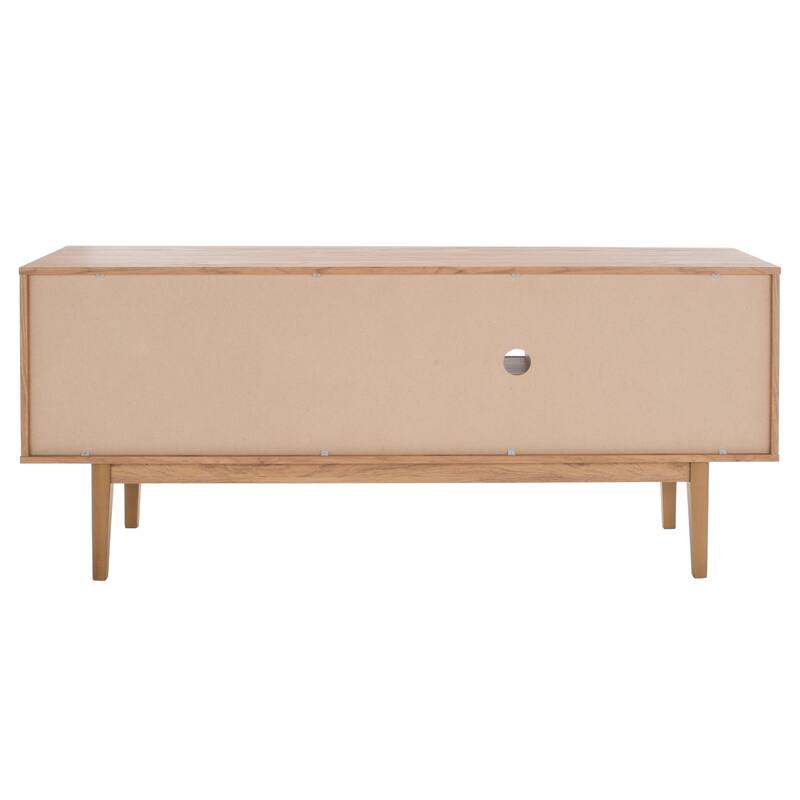 SAFAVIEH Home Ceu 59-inch 3 Drawer 1 Shelf Media Stand. - 59Wx15Dx26H