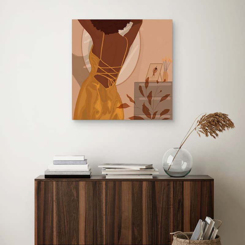 Reflection by Princella Canvas Art Print