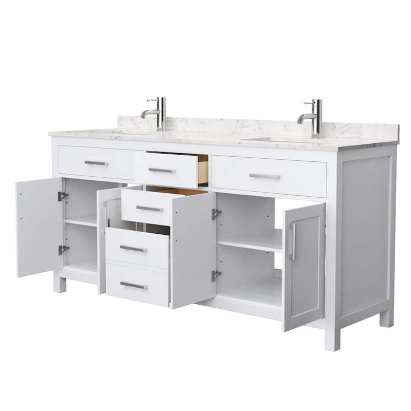 Wyndham Collection WCG242472DCCUNSMXX Beckett 72" Free Standing Double