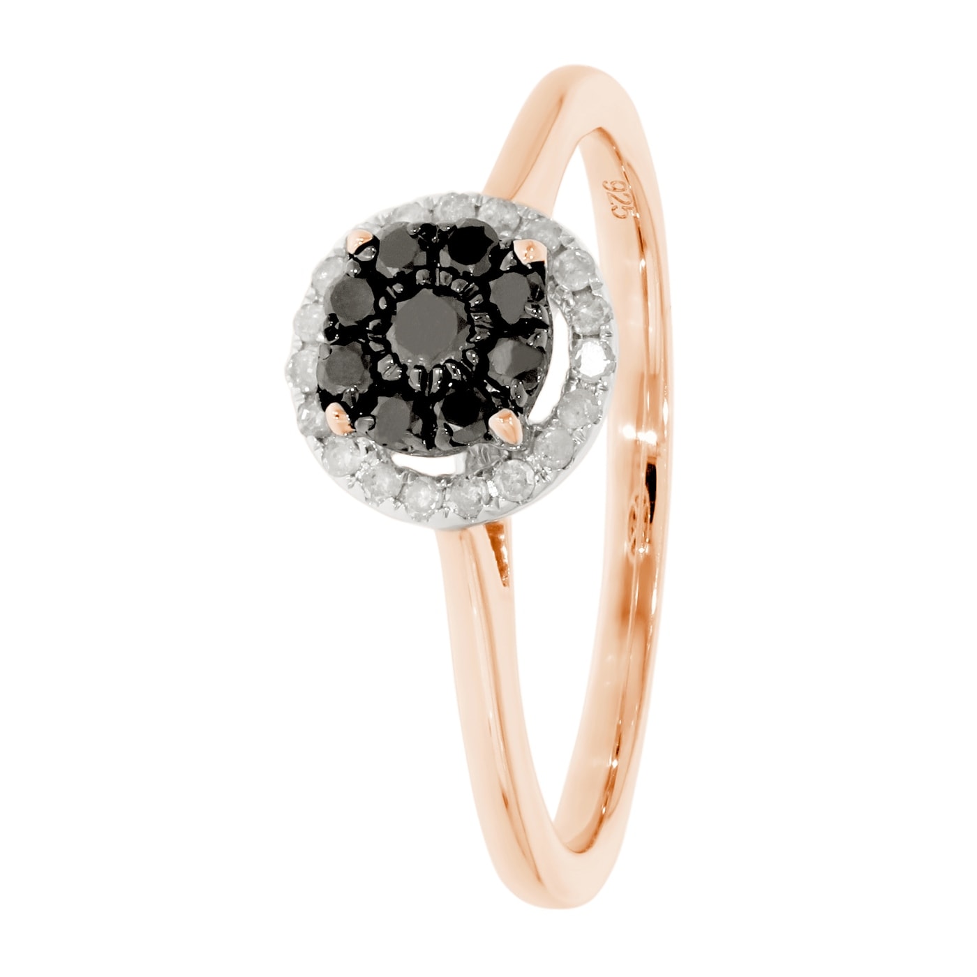 Prism Jewel Round Cognac Diamond Delicate Butterfly Ring