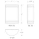 preview thumbnail 9 of 11, C Cattleya Integrated LED Brushed Nickel/Oil-rubbed Bronze Indoor Wall Light with Acrylic Shade