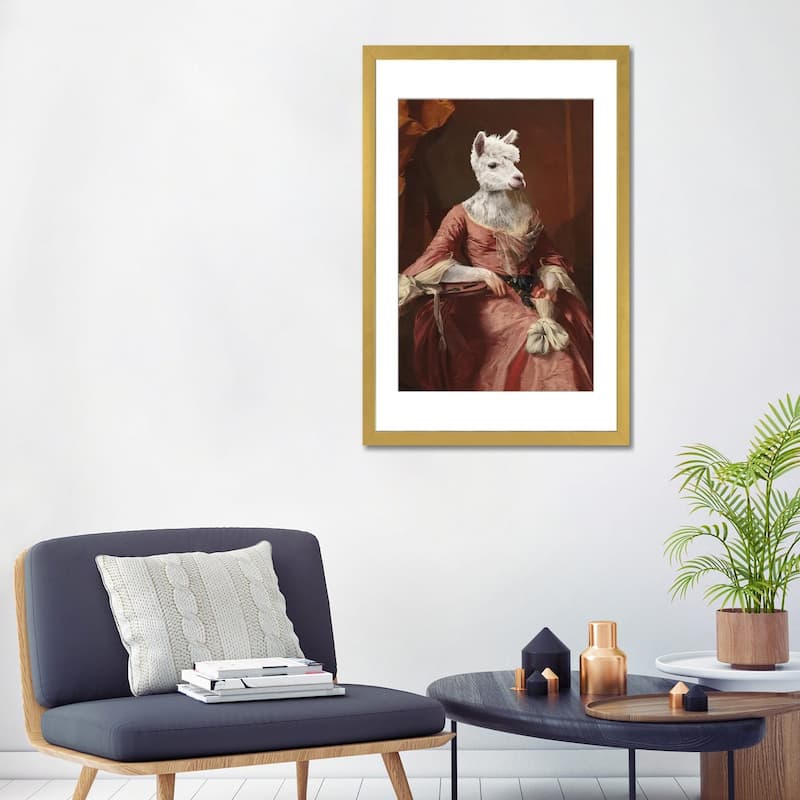 iCanvas "Lady AIpaca" by Jonas Loose