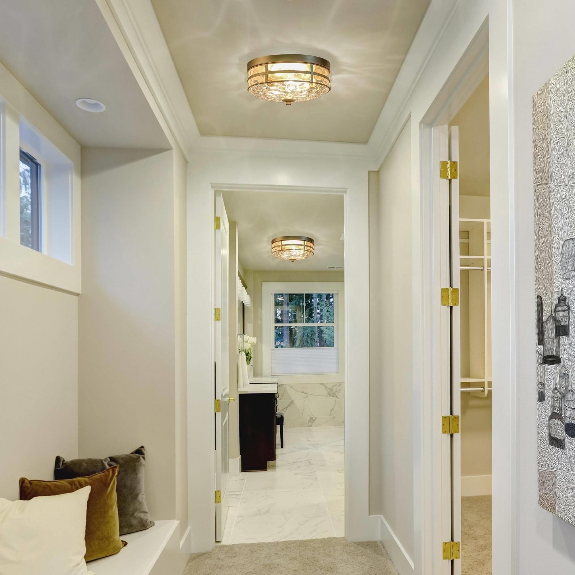 Flush mount hallway wall lighting cheap