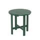 Laguna 18-inch Poly Eco-Friendly All Weather Round Side Table - Dark Green