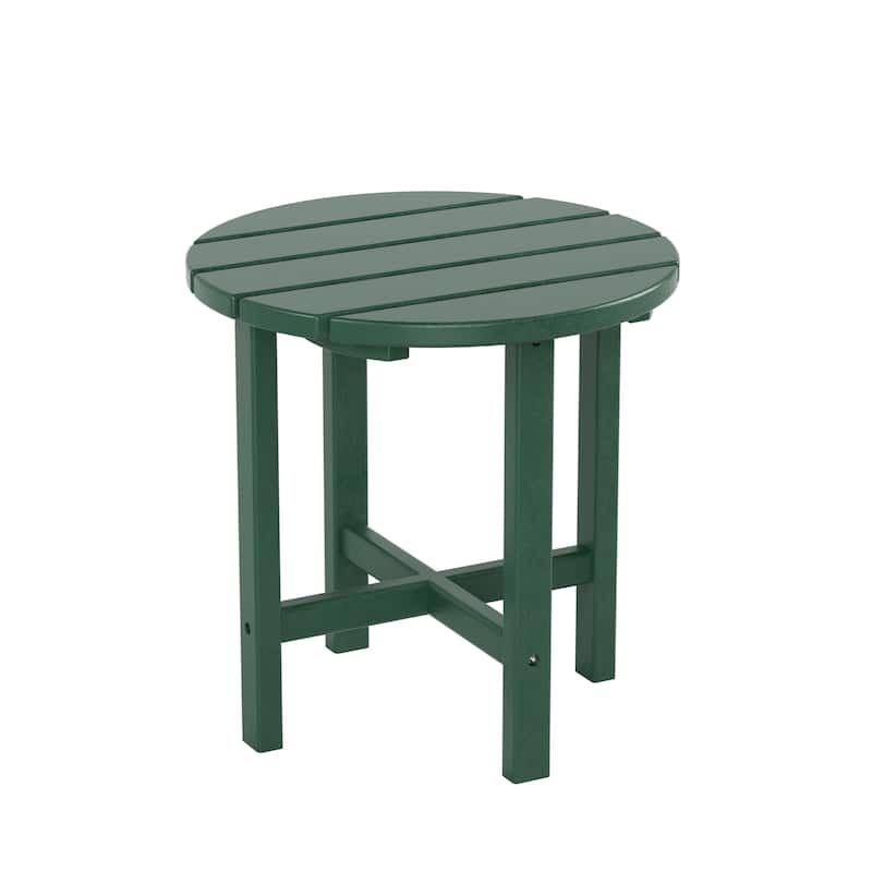 Laguna Hdpe All Weather Outdoor Patio Rocking Chair With Side Table (2-Piece Set)