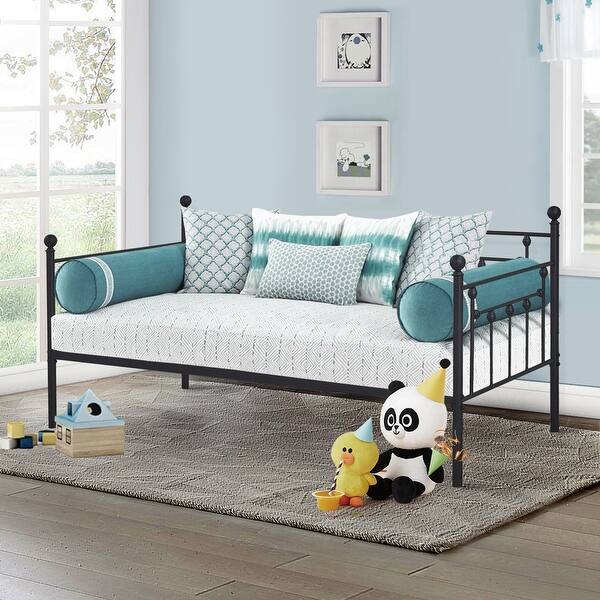 Vecelo Metal Daybed Or Trundle Platform Bed Twin Size Trundle Platform Bed Twin Size Daybed