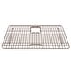 preview thumbnail 1 of 2, SinkSense Merrick Antique Brown 29.75" x 17.35" Kitchen Sink Bottom Grid