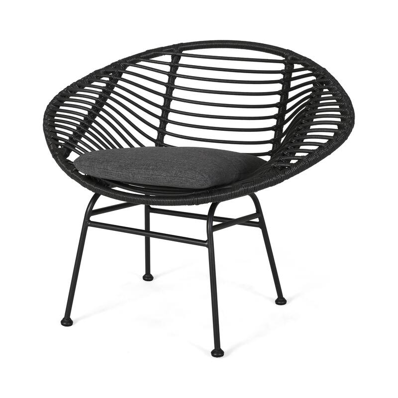 2 Piece Classic Outdoor Patio Lounge Chair Set, High Comfort for Multiple Scenarios