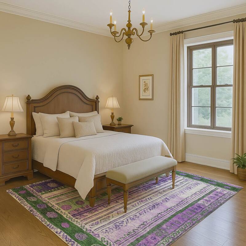 Premium Washable Super Soft Global Modern Mayfield Rug