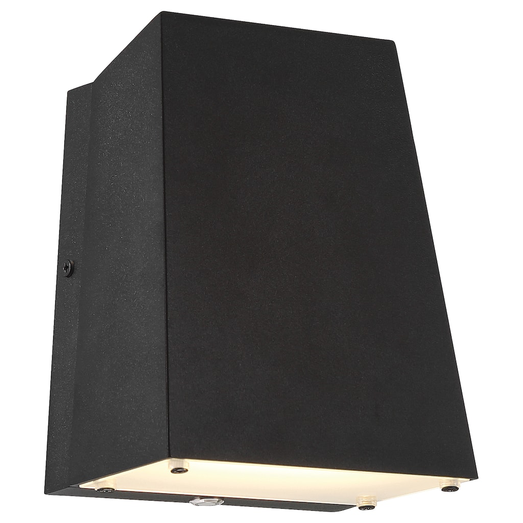 Access Lighting Edge EM Outdoor Emergency Battery Backup Outdoor LED Wall Mount - Black Finish