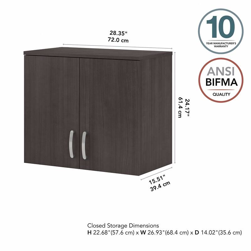 Universal Garage Wall Cabinet with Doors by Bush Business Furniture
